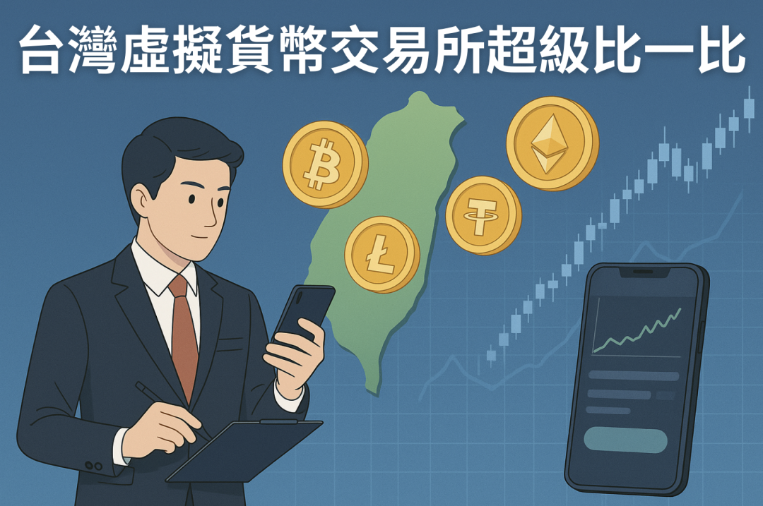 2025 台灣虛擬貨幣交易所推薦排行｜最詳細入金方式、最划算手續費一次看