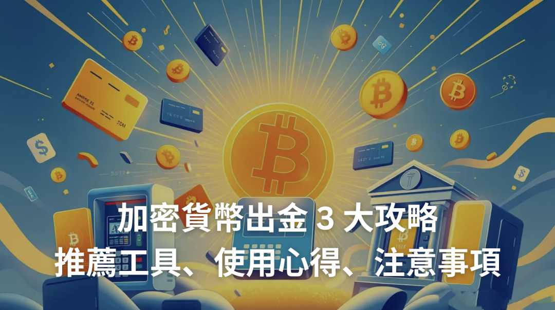 加密貨幣出金 3 大攻略：推薦工具、使用心得、注意事項