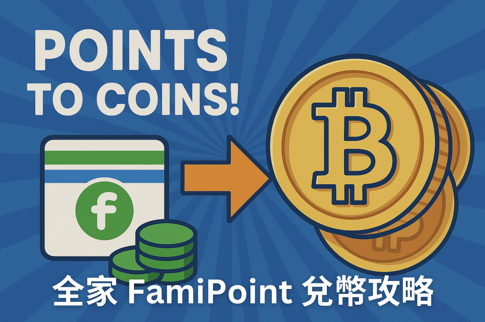 點數換幣！全家點數換比特幣，全家 FamiPoint 兌換加密貨幣全攻略