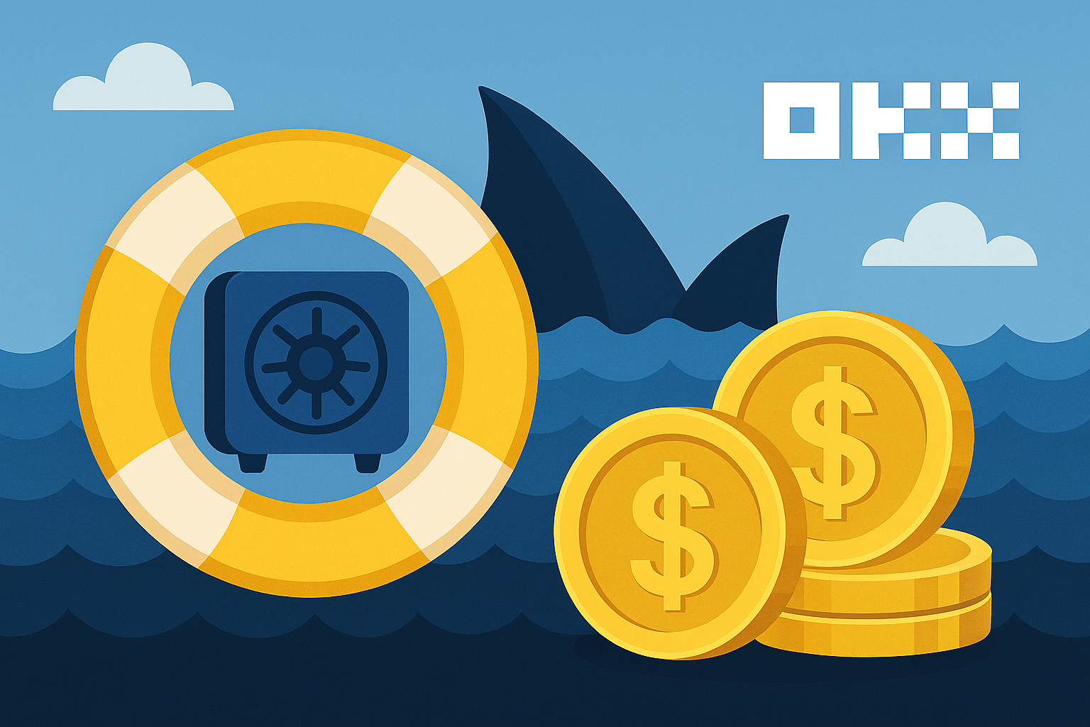 OKX 鯊魚鰭｜保本型低風險投資策略，無視幣價波動、保底收益！