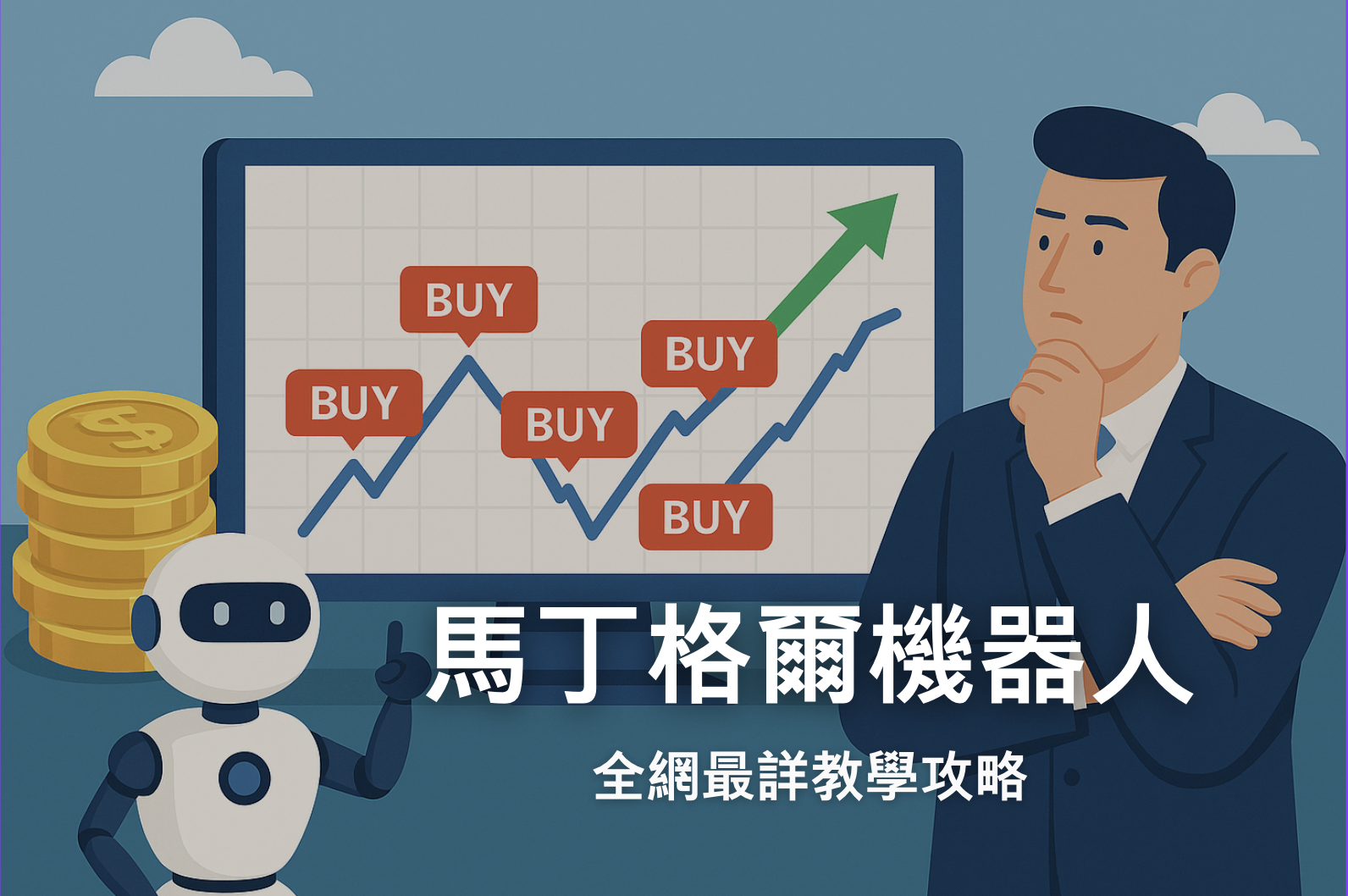 馬丁格爾機器人全網最詳教學：分批抄底、一次賣出，和網格交易又差在哪？