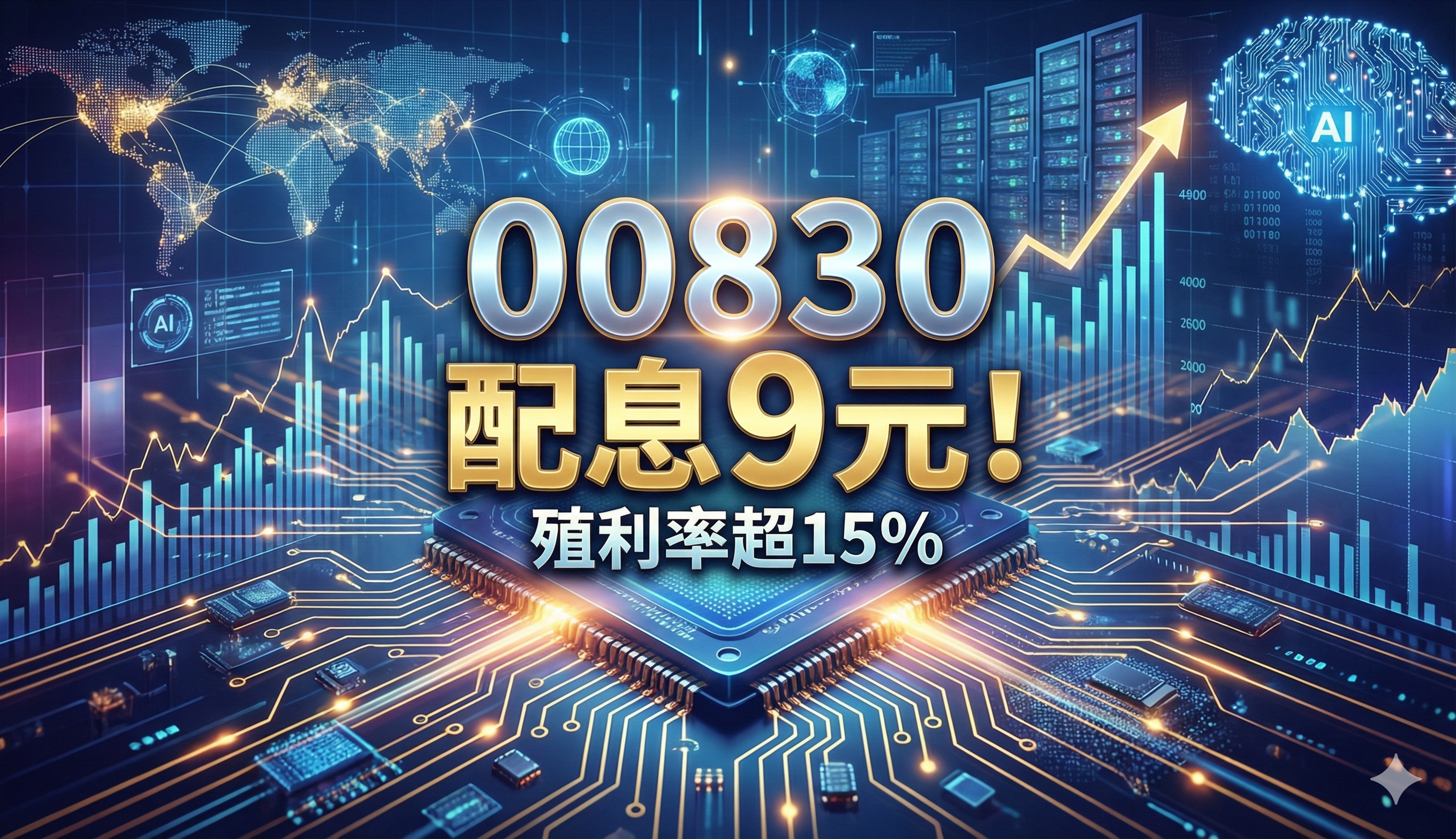 00830年配息9元！成分股有哪些？值得買嗎？