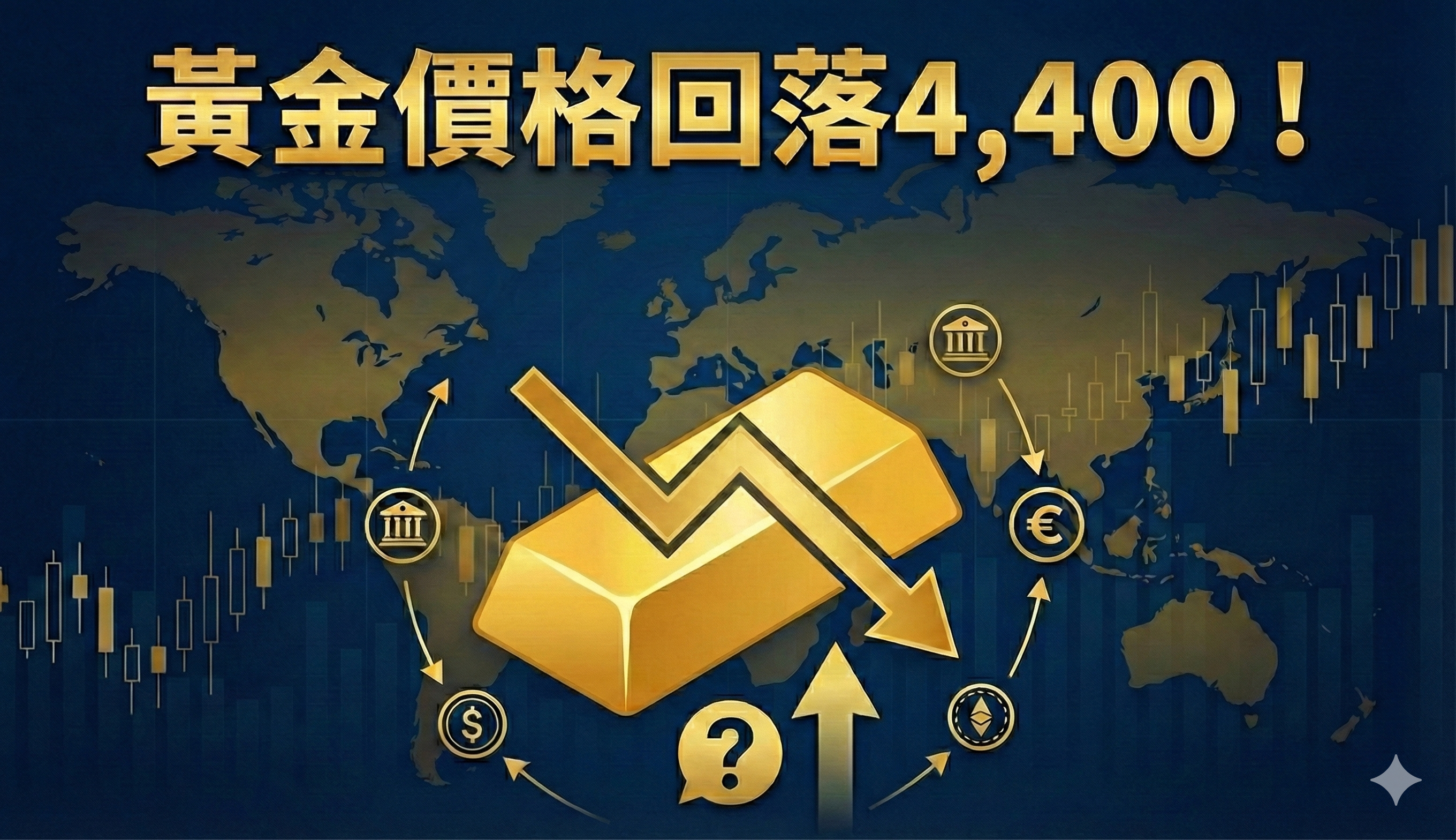 黃金價格暴跌至4,400！原因是什麼？現在還能買嗎？