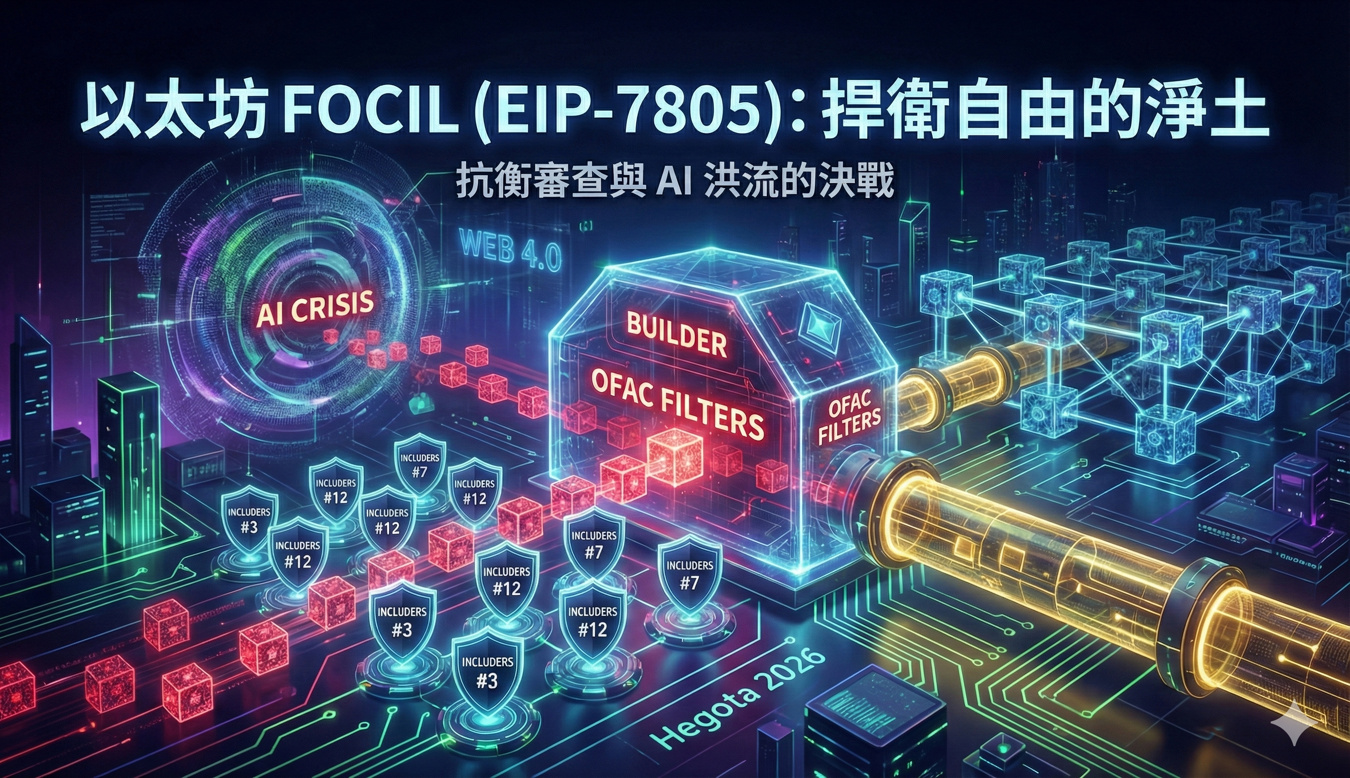 以太坊的「抗審查」終局戰：解密 FOCIL 升級與 Web 4.0 爭議