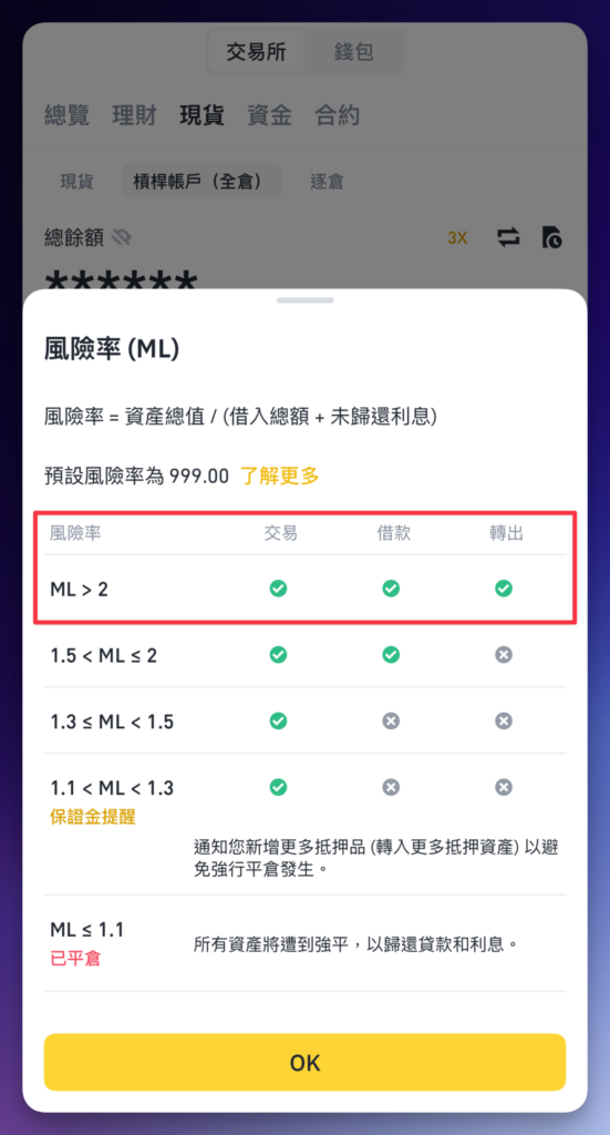幣安交易所借 BNB 流程